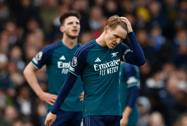 Arsenal’s Premier League Title Hopes Dented: A Shock Defeat at Fulham