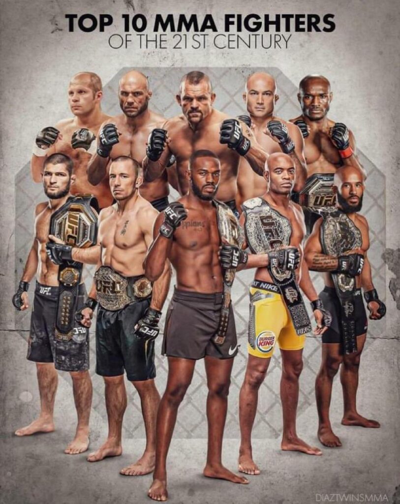 10 Most Famous Mma Fighters Of All Time - Unicorn Blogger - 10 most famous MMA fighters of all time