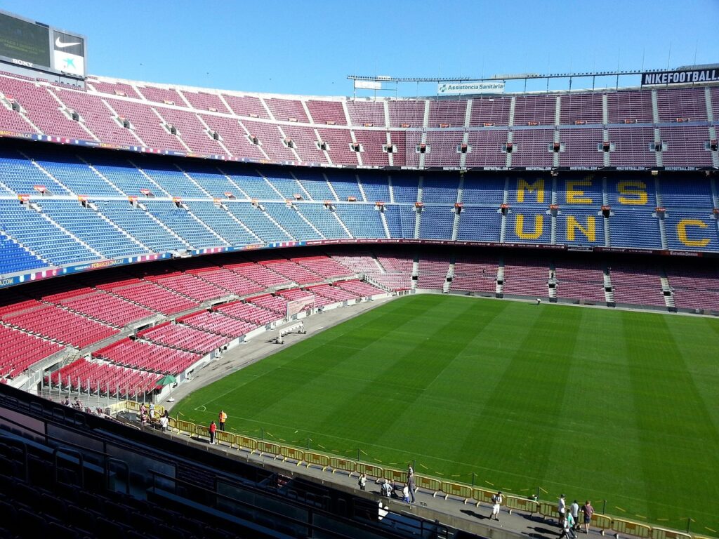 Lewandowski Camp Nou farewell Barcelona football stadium
