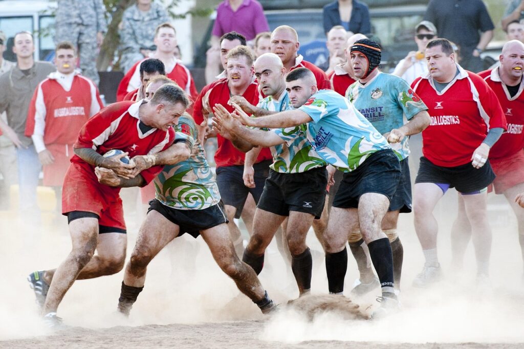 Football match action illustrating the possession and chance-quality debate