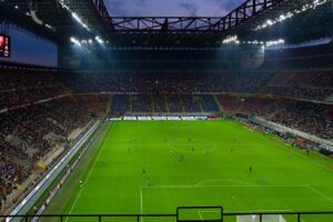 San Siro floodlights over a Serie A football match — 2026 summer transfer window