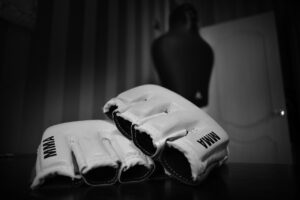 Makhachev streak — MMA fighter inside the octagon cage